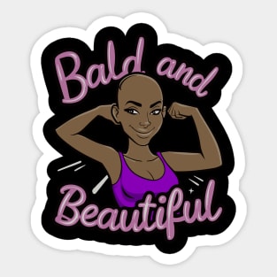 Bald girl Sticker